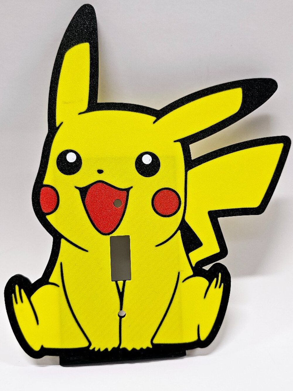 3D-printed Pikachu Light Switch Plate Cover